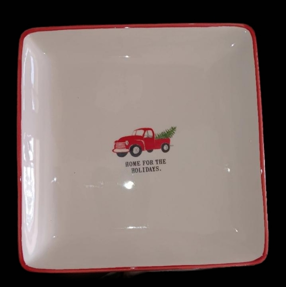 Rae dunn HOME FOR THE HOLIDAYS plate - Picture 1 of 1